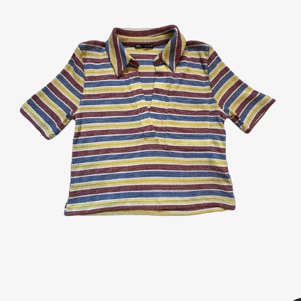 ZARA striped top